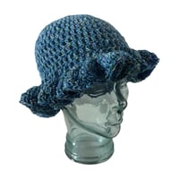 Image 1 of Ocean Ruffle Crochet Hat