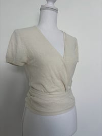Image 2 of Mango wrap top // M