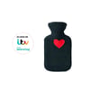 Pure Cashmere Mini Heart Hot Water Bottle