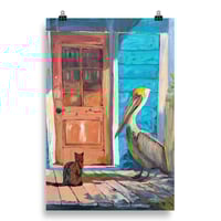 Image 4 of "Feathers and Fleas" Photo paper poster