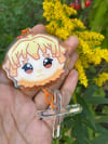 Zenitsu Demon Slayer Keychain & Sticker