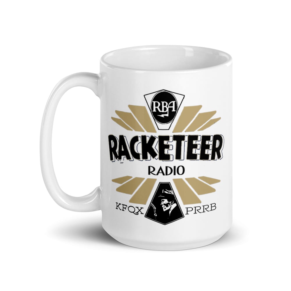 RBA Racketeer Radio KFQX Mug