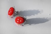 Image of Spotty resin earrings