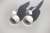 Image of Hammered stud earrings