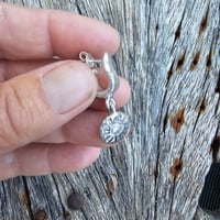 Image 2 of Dangle Moissanite Huggie