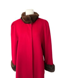 Image 2 of Wool & mink coat