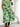Ready Made Green Retro Floral Midi dress with free postage
