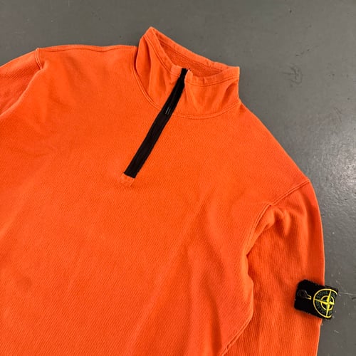 Image of SS 2006 Stone Island 1/4 zip up sweatshirt, size large