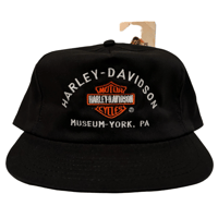 Image 1 of DEADSTOCK HARLEY DAVIDSON TRUCKER HAT MUSEAM-YORK