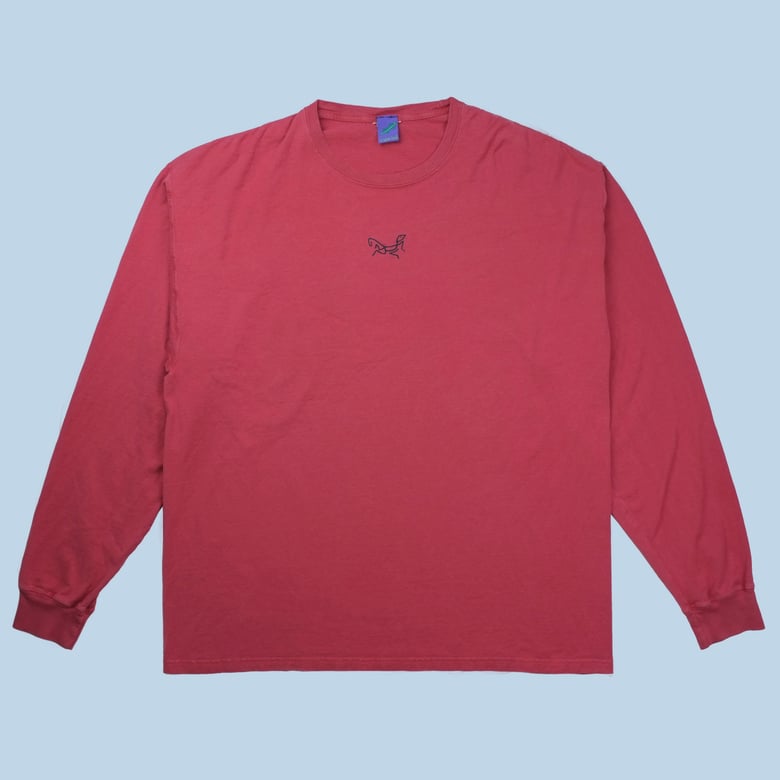 Image of RED LONG SLEEVE SHIRT