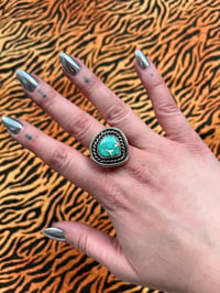 Sterlingsilber Ring mit Sonoran Gold, Größe 60