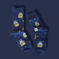 Image 1 of Christmas Support Socks - Silent Night
