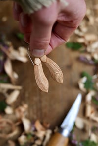 Image 6 of Maple/Sycamore Seed ~ Earrings 