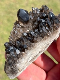 Image 7 of Smoky Quartz Crystal Points Cluster | Brazil #2971