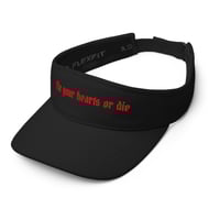 Image 3 of fix your hearts or die visor