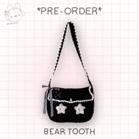 *PRE-ORDER* BEAR TOOTH MESSENGER BAG 🧸 ༻🦷