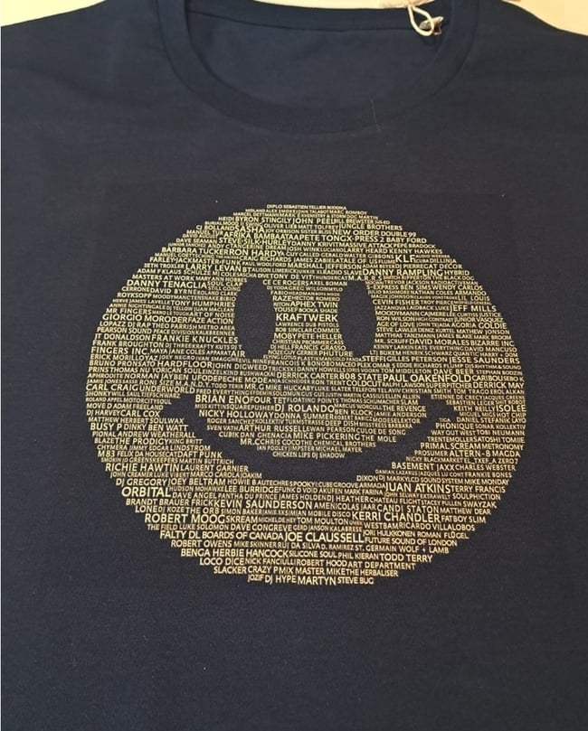 sequin smiley face shirt