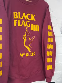 Image 1 of BF My Rules Burgundy Sweater Size XL