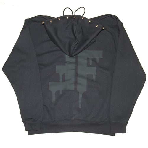 Image of dripping ff | hoodie with spikes
