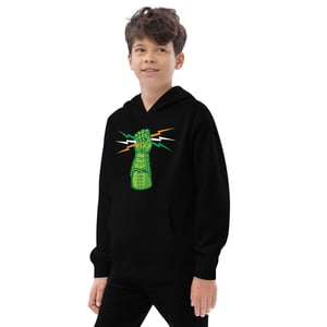 Image of Gauntlet Kids Fleece Black Hoodie