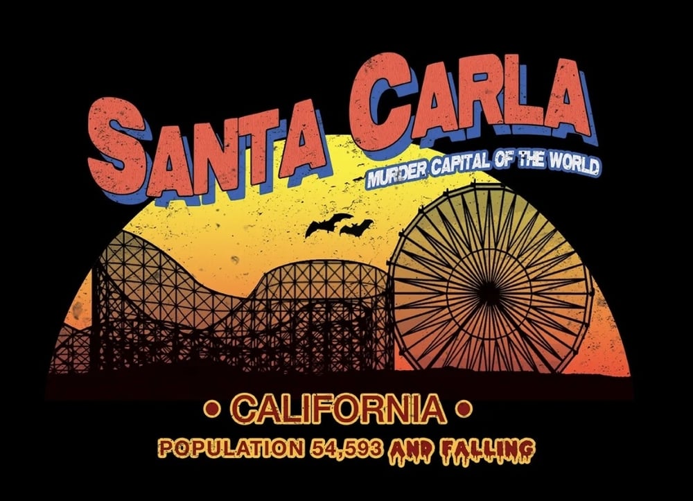 Image of Santa Carla The Lost Boys Inspired T Shirt