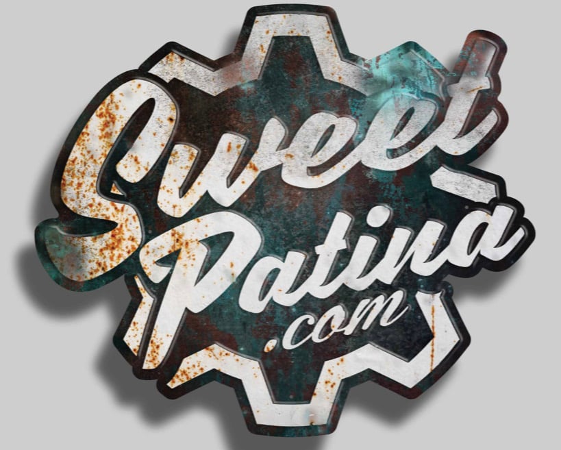 Image of Embossed Sweet Patina Sign 