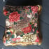 Japanese Metallic Peacock Cushion Cover With Gold Fringe Image 7