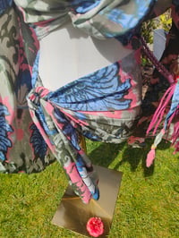 Image 17 of Pefkos co ord sarong set -palms pastels