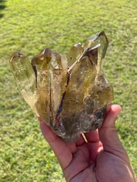 Image 15 of Smoky Citrine Points Cluster #1877