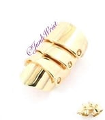 Image of Gold Flexible 1/2 full Finger Ring 