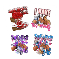 4 PCs DTF Heat Transfer Sheets 🎀