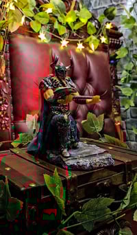 Image 6 of 👑The Armored Kingdom Norse Valor Warrior W/ Dragon Skull Stand Holder