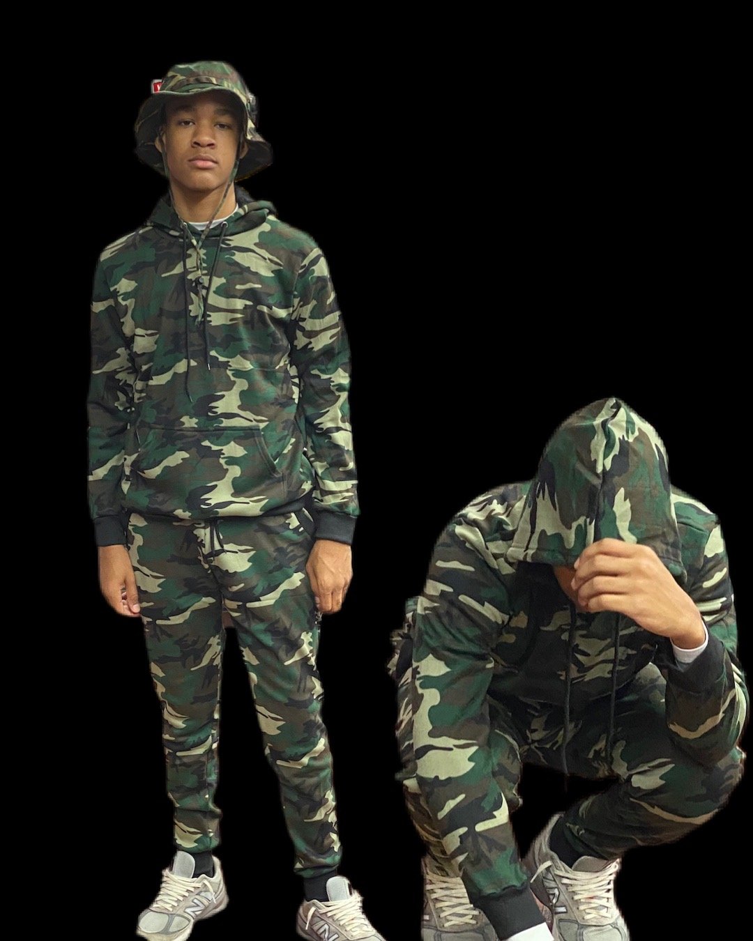 Army Fatigue Sweat Suit Queens