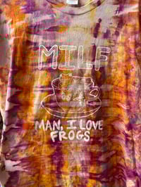 Image 2 of 3XL MILF Man I Love Frogs Tie Dye Shirt M9
