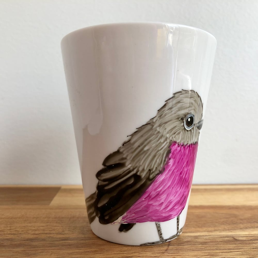 Pink Robin Mug