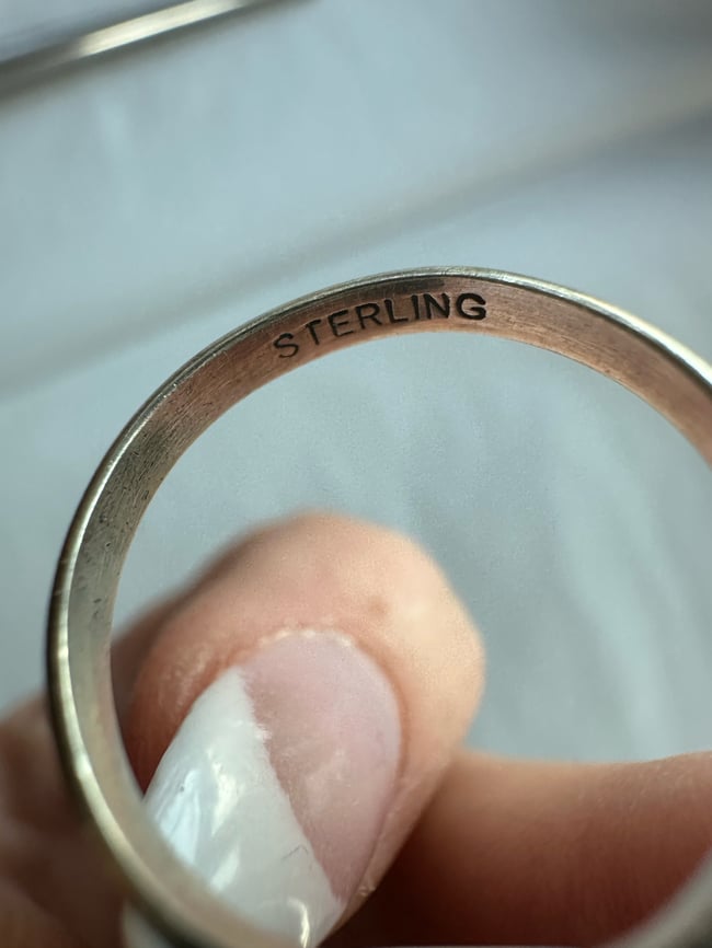 70s turquoise and silver ring 