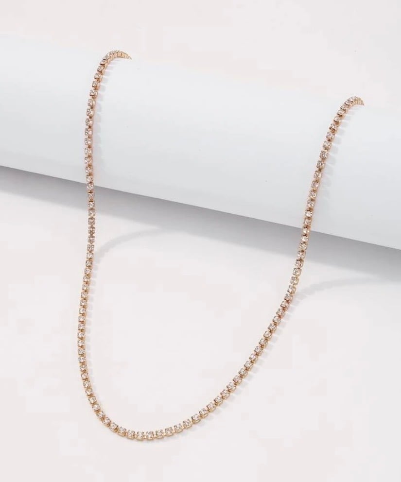 Image of “Rhinestone Body Jewelry” Necklace 