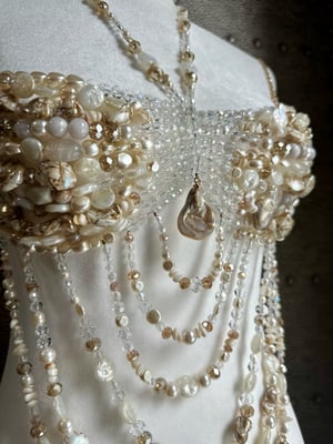 Image of Pearlescent Beaded Bralette