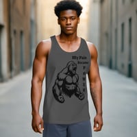 Image 5 of Men's Pain Became Power Tank Top