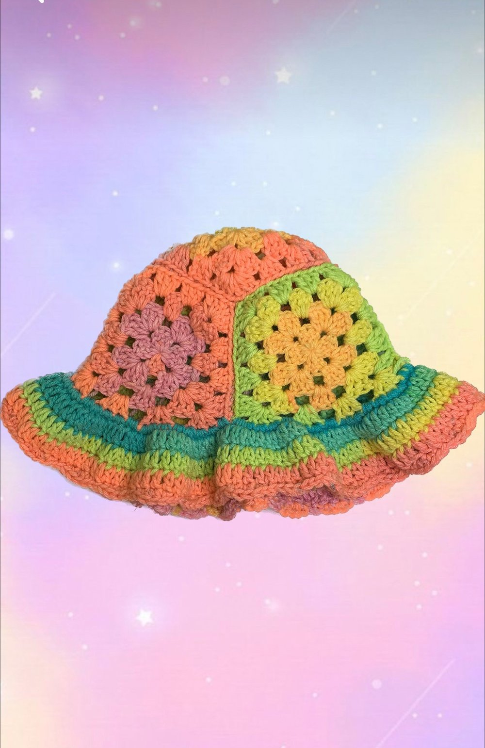Image of Pastel Rainbow Bucket Hat