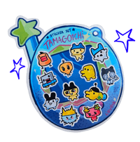 Image 1 of TAMAGOTCHI STICKER SET