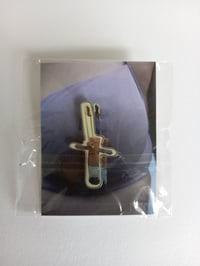 Image 2 of Sarah Lucas - We Do It With Love *Enamel Pin*