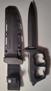 Image 1 of The Double Edged "Chaos" Trench Knife With Knuckle Guard Handle By Cold Steel - BRAND NEW IN BOX