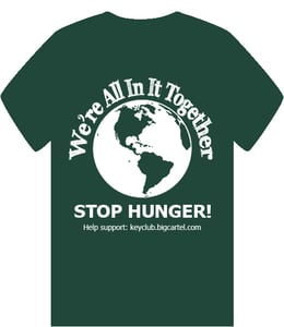 Image of Stop Hunger! Tee (Spruce)