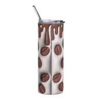 Image 4 of Caffeine Queen Stainless steel tumbler
