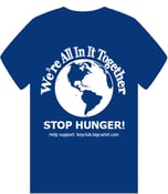 Image of Stop Hunger! Tee (Royal)