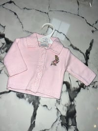Pink Run Rabbit Cardigan 