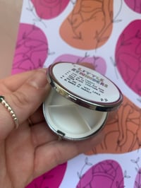 Image 2 of Round travel pill tin