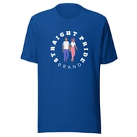 Image 4 of Straight Pride Brand Cartoon (Unisex) T-Shirt (Melanated)
