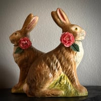 Image 8 of Chalkware Rabbit Pair (2 options)